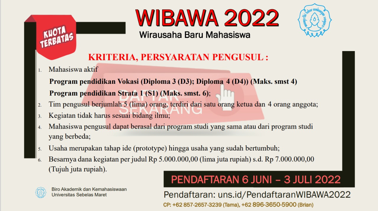 Read more about the article Kriteria dan Persyaratan Pengusul Wibawa 2022